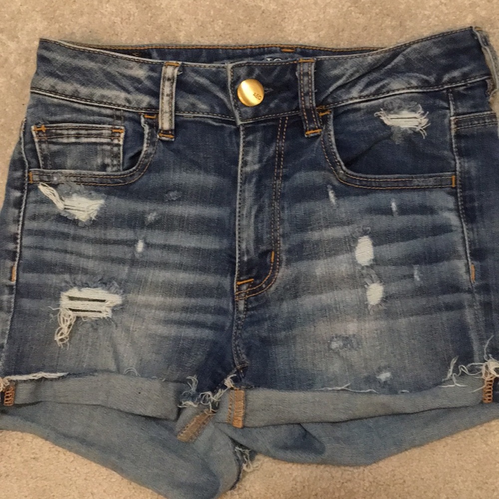 American Eagles Hi-Rise super stretch shortie